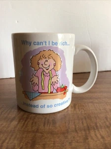 TLC Greetings In Stitches Kaffeetasse/Becher, Why Can’t I Be Rich…  - Bild 1 von 6