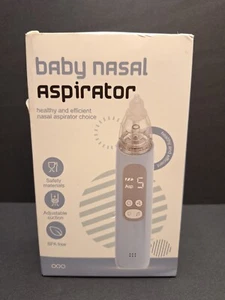Baby Nasal Aspirator Electric with 5 Levels Of Suction Soothing Light BPA Free - Picture 1 of 5