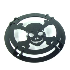 Audio Schutzgitter 1 Stück Totenkopf Metallschutz Crossbones Lautsprecher Stahl - Bild 1 von 9