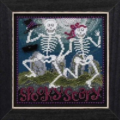 MILL HILL Buttons Beads Kit Counted Cross Stitch SPOOKY SCARY MH14-1723
