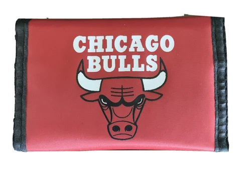 Trifold Wallet Chicago Bulls Red Cover