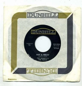 Mama's & Papa's Monday, Monday / Got A Feelin' 1966 45 RPM - Picture 1 of 1