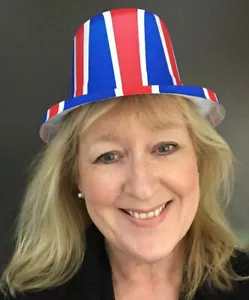 VE DAY - 6 UNION JACK TOP HATS CORONATION BRITISH CELEBRATIONS EVENTS FETES - Picture 1 of 5