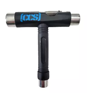 CCS SKATEBOARD TOOL ALL IN 1 MULTI FUNCTIONAL SKATE TOOL W/ ALLEN BLACK - Picture 1 of 6