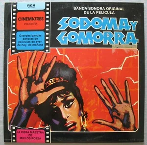 OST038) Sodom And Gomorrha Sodoma Gomorra Spanish LP Rozsa Rca NL-43755 - Picture 1 of 3