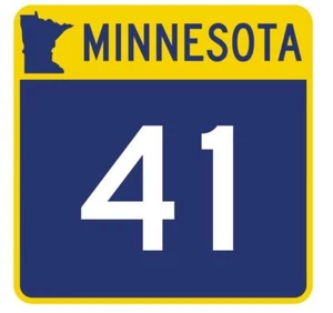 Minnesota State Highway 41 Sticker Decal R4734 Highway Route Sign - Bild 1 von 1