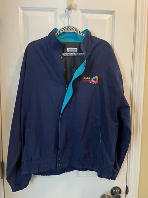 Vintage Kodak Advantix System Jacket Size Large MADE IN USA Navy Blue - Image 1 of 3