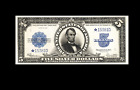 Reproduction Rare 1923 $5 dollar silver cert africa USA America Banknote UNC
