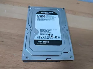 *Dañado, para repuestos* Western Digital WD5003AZEX HDD 500 GB SATA caviar negro - Imagen 1 de 6