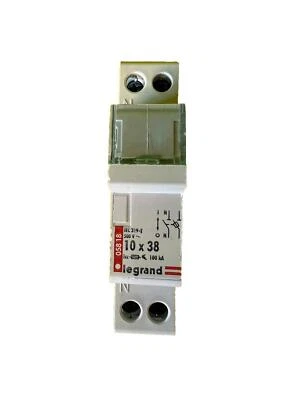 Legrand Fuse Holder Din Rail 10 x 38 Fuses 058 18 05818