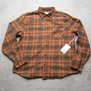Camicia Katin Uomo M Marrone Plaid Pesca Derek Flanella Outdoor Escursioni Tasca Ventilata - Foto 1 di 12