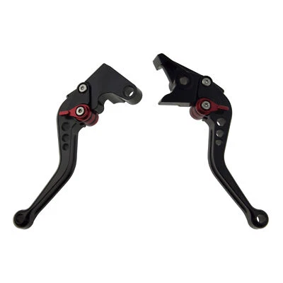 Mano negra para Yamaha YZF R6 99-04 R1 R6s CNC corto freno embrague palancas dedo Foto 1 de 4