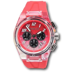 Invicta S1 Rally Prism Color Flip Men's 44mm Red and Clear Chrono Watch 47349 - Picture 1 of 23