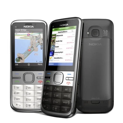 Original Nokia C5-00 Unlocked Camera MP3 Bluetooth WCDMA 3G GSM 2G Mobile Phone - Image 1 of 4