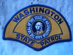 F1 SEW ON CLOTH PATCHES APPOX 8 CM USA,AMERICA WASHINGTON STATE PATROL - Picture 1 of 1