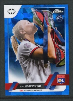 2023 ADA HEGERBERG TOPPS CHROME UEFA WOMEN S CHAMPIONS LEAGUE ICE CRACKED RC - Image 1 of 2