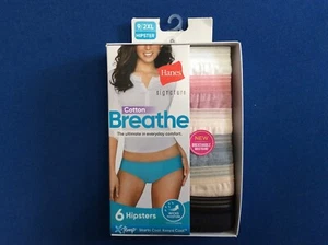 Women's underwear: Hanes Breathe, available in various sizes, colors, styles 6pk - Picture 1 of 27