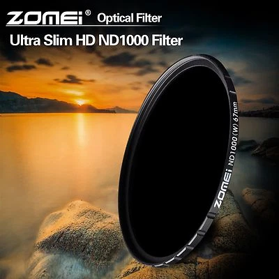 ZOMEi® 82mm Slim HD 18Layer Multi-Coated SCHOTT Glass 10 stop ND 1000 filter - Image 1 of 4