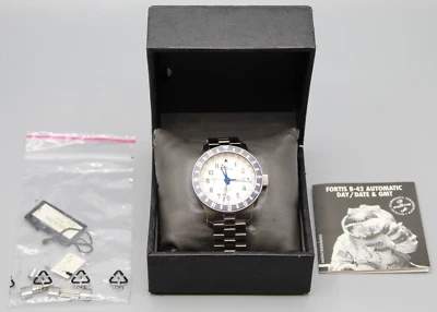 Fortis B-42 650.10.148 Automatic Men's Wrist Watch *Pre-owned* FREE SHIPPING - Image 1 of 4