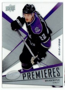 2008-09 UPPER DECK ICE BRIAN BOYLE ROOKIE 816/999 LOS ANGELES KINGS #122