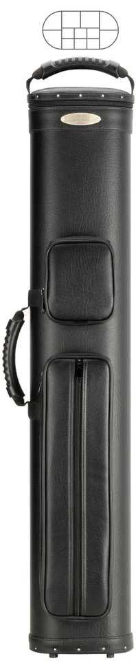 McDermott Shooters Collection 75-0944 6Bx6S Black Billiards Pool Cue Stick Case