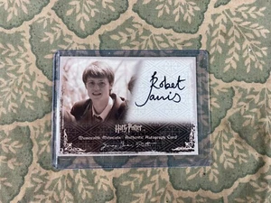Harry Potter Robert Jarvis Autograph Card - Picture 1 of 2