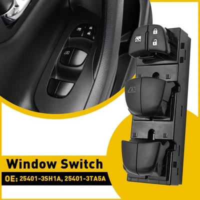 Power Window Switch Fits Nissan Altima Rogue Sentra LEAF 2013 2014 2015 16 17 18 - Изображение 1 из 4