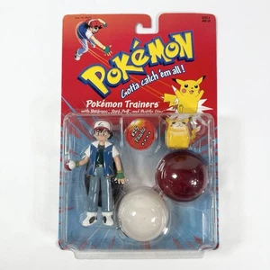 Figura de acción Hasbro Pokemon Trainers Ash & Pikachu #25 1999 de colección CAJA SELLADA - Imagen 1 de 8