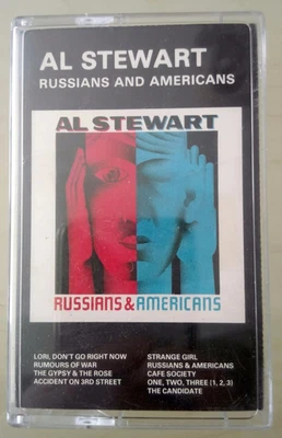 AL STEWART Russians & Americans Cassette Tape Vintage Europe 1984 RCA PK70307 Foto 1 de 3