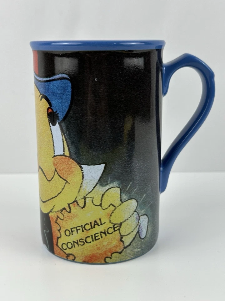 Taza Grande Alta 16oz De Colección Disney Pinocho Pequeño Cricket Conciencia Oficial Foto 1 de 4