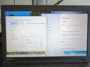 Lenovo T540p 15.6" i5-4200M 2.5GHz 8GB RAM 256GB SSD WCAM WFI WIN 10 & CORD - Imagen 1 de 4