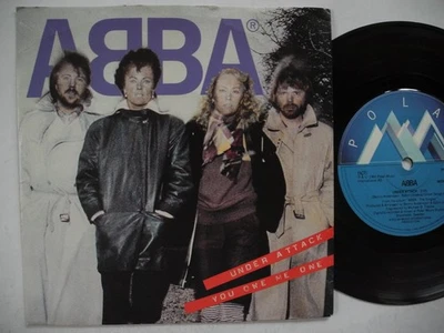 ABBA Under Attack / You Owe Me One 45 7" Single 1982 Sweden Polar POS 1321 EX - Image 1 of 2
