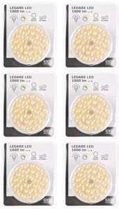 (760) 6x Ikea Ledare LED Bulbs GX53 600 Lumen Dimmable 2700 Kelvin 36-110°. - Picture 1 of 6