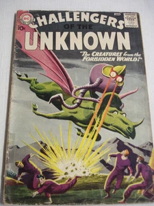 Challengers of the Unknown #11 DC Comic Fair+ 1959 Grey Tone Cover - Picture 1 of 3