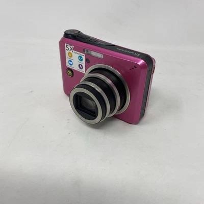 Ge A1255 Digital Camera 12.2 Megapixels 5x Zoom TESTED WORKING — RARE PINK ✅ - Image 1 of 4