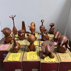 Senshukai Royal Pet Vintage Set 14 Holztiere + Karten Sammlerbox Japan - Bild 1 von 8