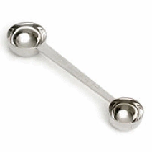 Stainless Steel Polished Dual Espresso Coffee Scoop 1 & 2 Tbsp Measuring Spoons