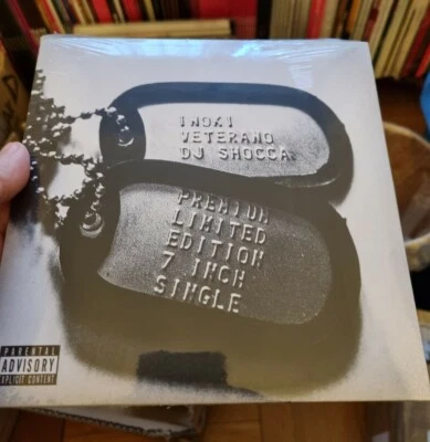 Inoki Dj Shocca aka Roc Beats Veterano LP Vinile 7" 45 RPM GIRI NUOVO BIANCO - Immagine 1 di 2