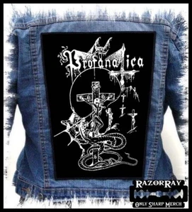 PROFANATICA - Weeping In Heaven --- Huge Jacket Back Patch Backpatch - Picture 1 of 3