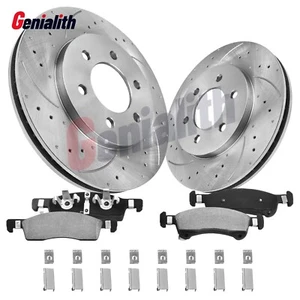 Front Disc Rotors+Brake Pads for 2003-2006 Ford Expedition Lincoln Navigator - Picture 1 of 12