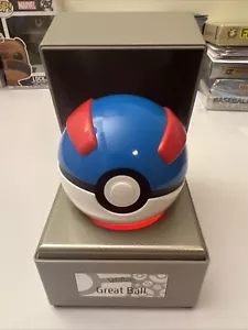 Pokemon Die-Cast Gran Bola Réplica La Varita Figura Azul Pokeball Electrónico - Imagen 1 de 3