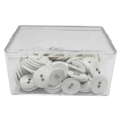 (0.17 EUR/St.) Nähmit Wäscheknöpfe Leinen 18mm 100St. - Bild 1 von 2