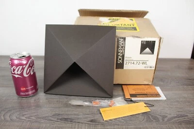 Aplique de prisma Sonneman bronce texturizado LED luz de pared exterior iluminación 2714,72-WL Foto 1 de 4