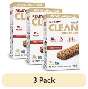 (3 pack) Protein Bar, Chocolate Peanut Butter, 15 Count - Picture 1 of 6