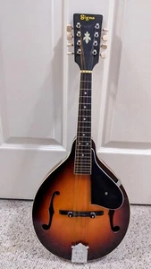 1970’s Sigma MM 6 Acoustic Mandolin 8-String Sunburst with Hard Case - Picture 1 of 21