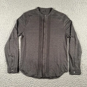 John Varvatos Collection Luxury Shirt Mens Medium “French Linen Pintuck”  $398 - Picture 1 of 9