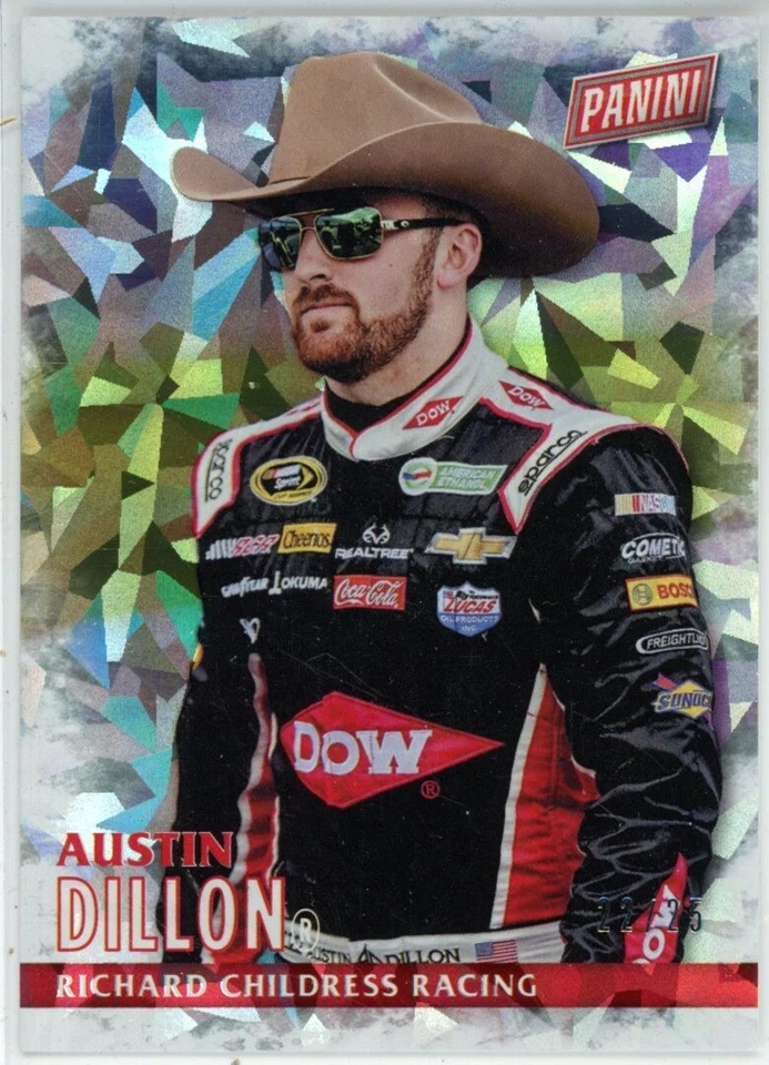 2016 Panini Black Friday Cracked Ice Austin Dillon #35 #d 22/25 - Image 1 of 1