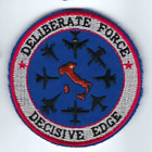 PATCH USAF OPERATION DELIBERATE FORCE DECISIVE EDGE AVIANO AB               BOX3