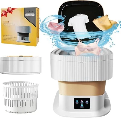 Portable Washing Machine-Mini Washer with 3 Modes and Spin Basket, 12L Large Cap - Image 1 of 4