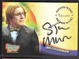 LOONEY TUNES BACK IN ACTION Inkworks Autograph Card #A3 STEVE MARTIN w/ #AD1 - Picture 1 of 5